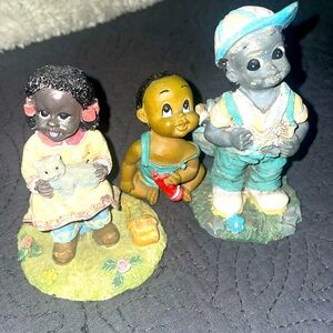 Lot of 4 African American Figurines-
